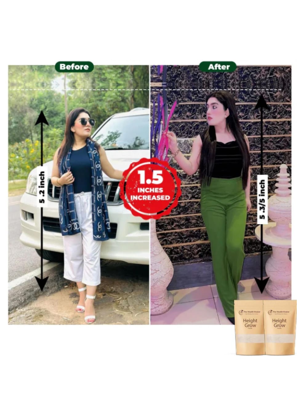 (BUY 1 GET 1 FREE) HEALTH HEALER HEIGHT GROW POWDER