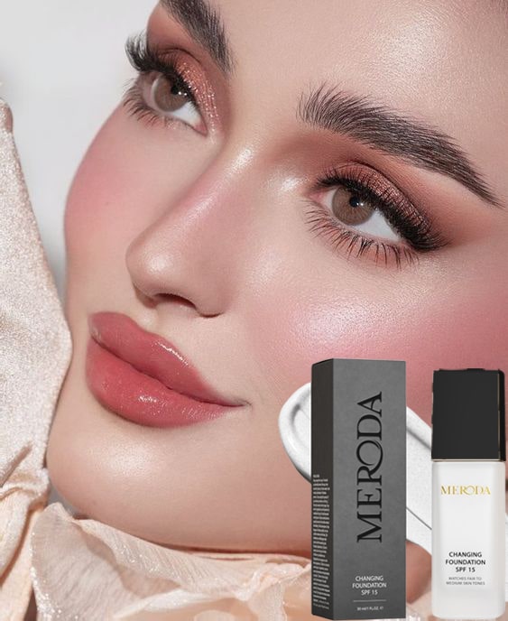 Arabic Color Chaning foundation  With SPF