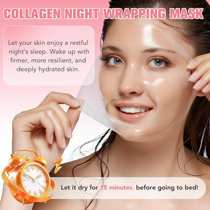 Buy 1 Get 1 Free | Medicube Bio Collagen Face Mask Overnight Glow