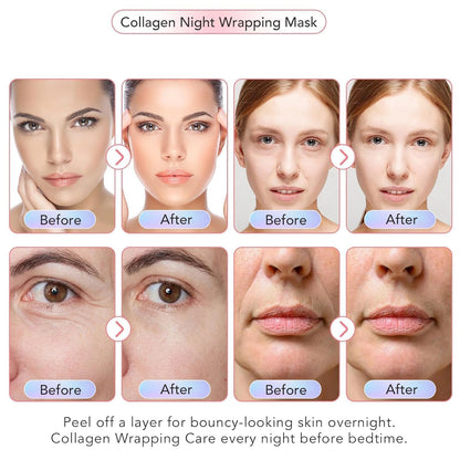Buy 1 Get 1 Free | Medicube Bio Collagen Face Mask Overnight Glow