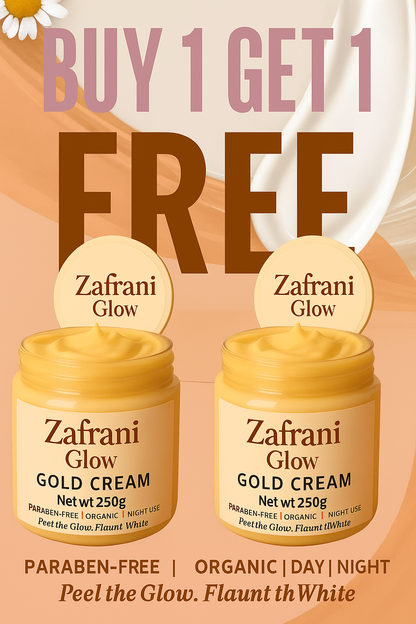 (BUY 1 GET 1 Free ) ZAFRANI GLOW GOLD CREAM